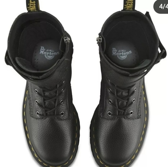 BRAND NEW Rare Dr. Martens JAGGER 10 Eye Tall Combat Platform Boots Velcro Doc - Picture 7 of 16